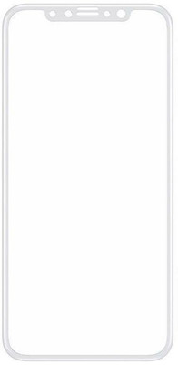 GADGETSMORE Edge To Edge Tempered Glass for Apple iPhone X(Pack of 1)
