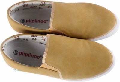 

PIIPIINOO Women's Fully Convertible Zipper Shoes (Yellow Flipon) Casuals For Women(Yellow