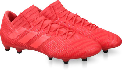 ADIDAS NEMEZIZ 17.3 FG Football Shoes For Men(Pink, Reacor/redzes/cblack