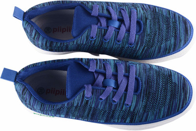 

PIIPIINOO Men's Fully Convertible Zipper Shoes (Oxford Blue Ankle) Casuals For Men(Blue