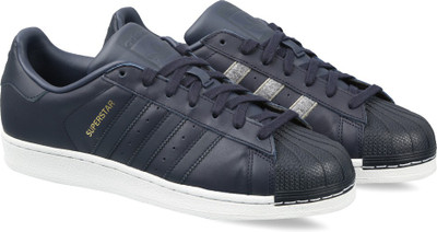 

ADIDAS ORIGINALS SUPERSTAR Sneakers For Men(Blue, Legink/grethr/tracar