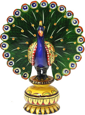 

HandicraftsHomeDecor Decorative Showpiece - 8.75 cm(Wooden, Multicolor)