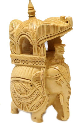 

HandicraftsHomeDecor Decorative Showpiece - 13.75 cm(Wooden, Multicolor)