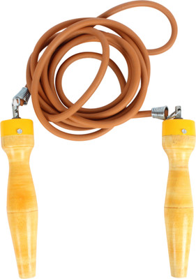 

Jonex Original rubber skipping and jumping Rope @Kin Store Ball Bearing Skipping Rope(Beige, Length: 320 cm), Yellow