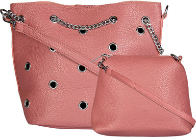 

aaradhya creations Girls Casual Pink PU Sling Bag
