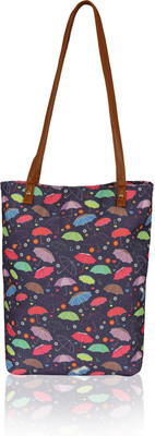 

Kleio Women Casual Blue Canvas Tote