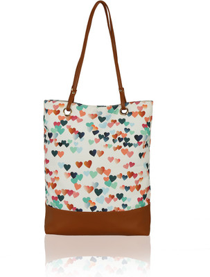 

Kleio Women Casual Multicolor Canvas Tote