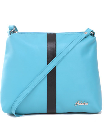 

Adaira Girls Casual Blue PU Sling Bag
