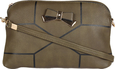 

aaradhya creations Girls Casual Green PU Sling Bag