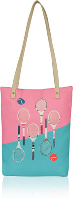 

Kleio Women Casual Pink Canvas Tote