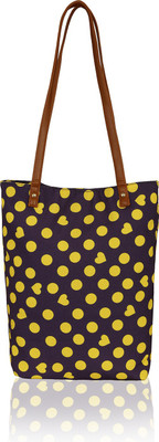 

Kleio Women Casual Blue, Yellow Canvas Tote