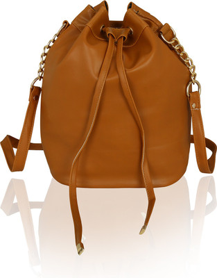 

Kleio Women Casual Tan Leatherette Sling Bag