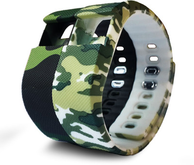 

fbandz Replacement strap for TW64, Mil64, Skull64, TW64S and Akira64 Smart Band Strap(Black, White)
