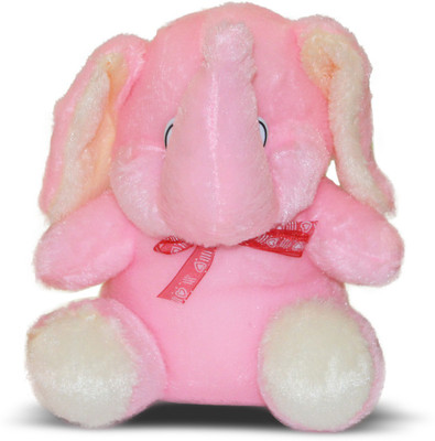 

Akshat Cute Elephant PINK- Cute & adorable soft toy for children - 23 cm(Pink, Beige), Beige;pink