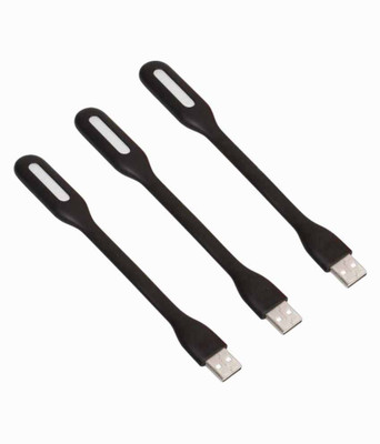 

Prro Flexible Portable Lamp 3 pcs Flexible Led Light USB LED-3 Led Light(Black)