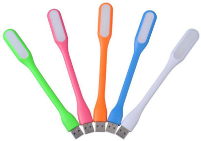 

Prro Flexible Portable Lamp 4 pcs Flexible Led Light USB LED-26 Led Light(Multicolor)