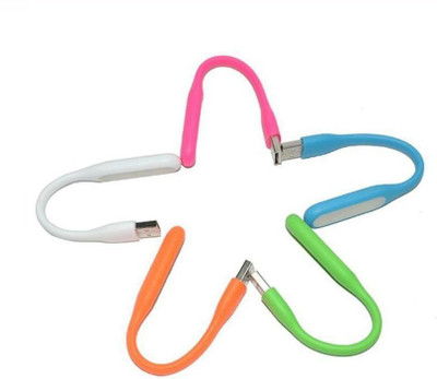 

Prro Flexible Portable Lamp 4 pcs Flexible Led Light USB LED-29 Led Light(Multicolor)