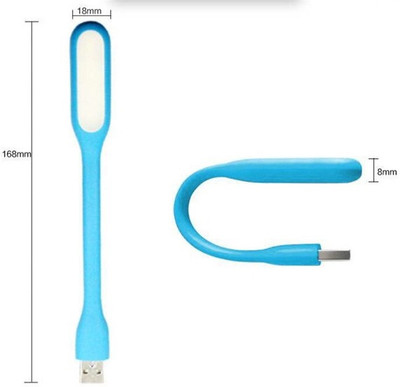 

Prro Flexible Portable Lamp 1 pcs Flexible Led Light USB LED-17 Led Light(Blue)