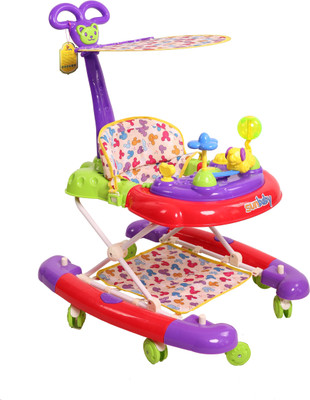 

Sunbaby Walker & Rocker With Parent Rod(Purple)