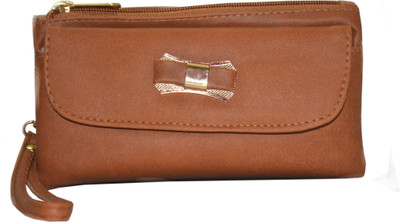 

ADORSY Women Tan Artificial Leather Wallet(4 Card Slots)