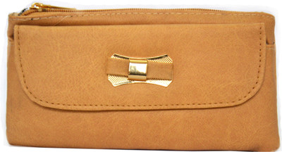 

ADORSY Women Casual Beige Artificial Leather Wallet(4 Card Slots), Khaki