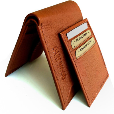 

Oaks Wood Boys Tan Artificial Leather Wallet(6 Card Slots)