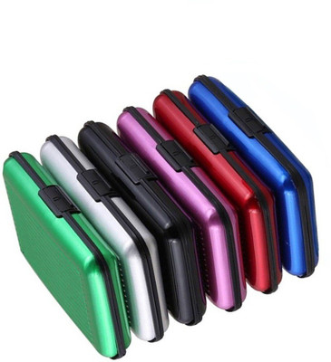 

Menzy Men Multicolor Plastic Card Holder(6 Card Slots), Multi-color