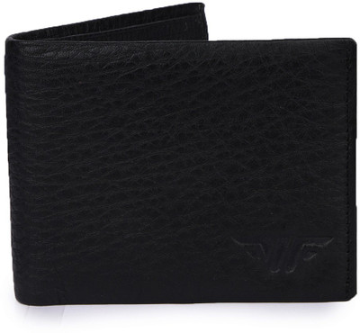 

winner force Men Black Genuine Leather Wallet(3 Card Slots)