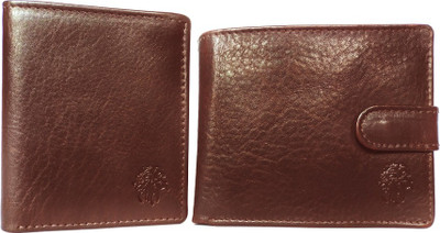 

Leandre Men Brown Genuine Leather Wallet(8 Card Slots)