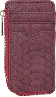 

Accessorize Women Red Artificial Leather Wallet(3 Card Slots), Berry