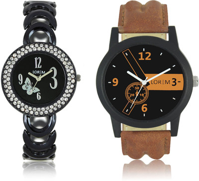 

LOREM W06-1-201 New Stylish Best Designer Combo Hand Watch - For Men & Women