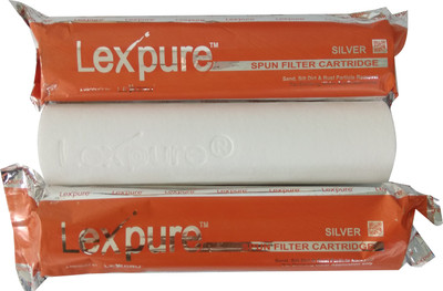 

lexcru Pokar RO Lexpure (Lexcru ) PP Spun Pre Filter 10" x 2.5" inch 3pcs, Premium Quality, Suitable for all RO Water purifier Solid Filter Cartridge(5, Pack of 1)