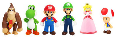 

Akrobo Super Mario Brothers Figure Set(Multicolor)