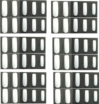 

SS Plastic Nails Off White(Pack of 60)