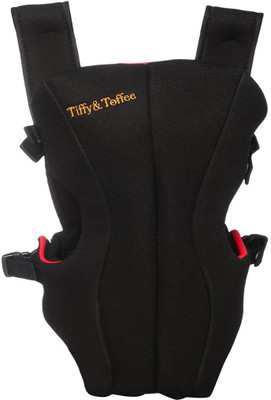 

Tiffy & Toffee Calming Baby Carrier(Charcoal Black & Red, Front carry facing out)