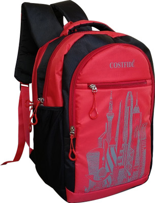 

Costfide Premium Quality 15.6 inch Laptop 25 L Backpack(Red, Black)