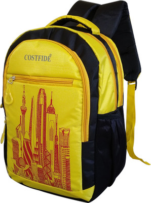 

Costfide Premium Quality 15.6 inch Laptop 25 L Backpack(Yellow, Black)