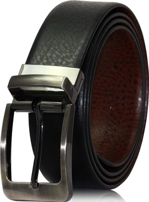 

POLLSTAR Men Formal, Casual Black, Brown Genuine Leather Reversible Belt