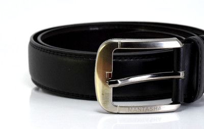 

Nayanth Collections Men Black Genuine Leather Belt