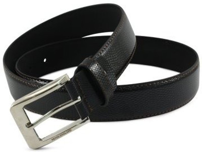 

Peter England Men Black Synthetic Belt