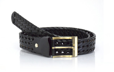 

Nayanth Collections Men Black Genuine Leather Belt