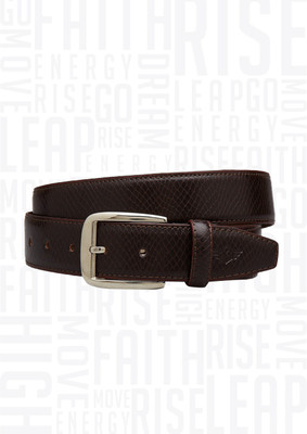 

Metronaut Men Casual Brown Texas Leatherite Belt