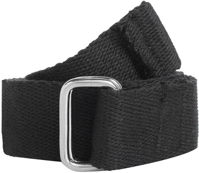 

S N GROUP Men Black Canvas Belt