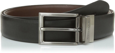 

Peter England Men Black, Tan Synthetic Belt