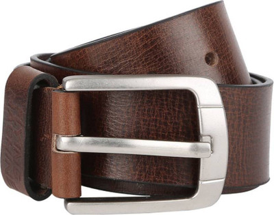 

Flying Machine Men Casual Brown Genuine Leather Belt