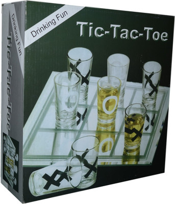 

Dhakkan Dukaan Tic Tac Toe Fun Drinking Party Game Board Game