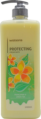 

Watsons Protecting Cream Bath, Frangipani & Green Tea - 1000ml(1000 ml)