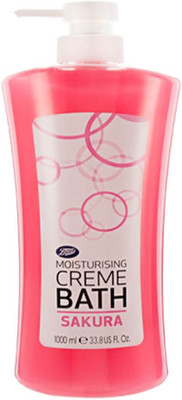 Boots Moisturising Crème Bath,Sakura - 1000ml (33.8oz)(1000 ml)