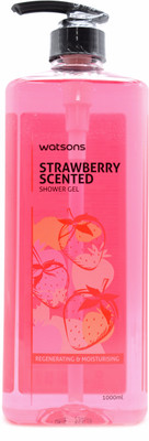 

Watsons Strawberry Scented Shower Gel, Regenerating & Moisturising - 1000ml(1000 ml)
