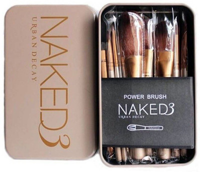 

JIAOER Naked3 Makeup Brush Set (12 Pcs)(Pack of 12)